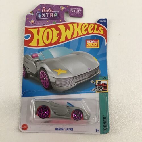 Hot Wheels Barbie Extra Tooned Dream Car Convertible Die Cast Vehicle 20... - $14.80