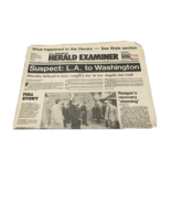 Los Angeles Herald Examiner March 31,1981 Ronald Recovery Stunning John ... - $68.60 CAD