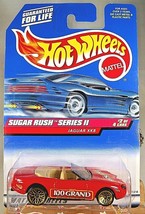 1999 Vintage Hot Wheels #970 Sugar Rush Series ll 2/4 JAGUAR XK8 Red w/Gold Lace - £5.74 GBP