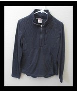 Avalanche Women&#39;s Dark Gray 1/3 Zip Sweatshirt with Chest Zip Pocket Medium - $29.77 CAD