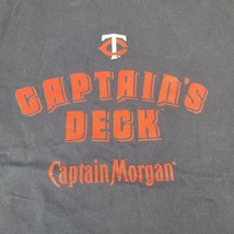 MN Minnesota Twins Captains Deck Captain Morgan T Shirt Crew 33 L Large - $27.61