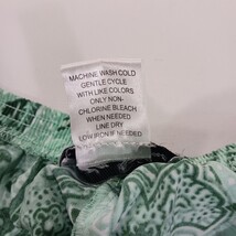 Maggie Sweet RN#120463 Women's Green Paisley A-Line Pull-On Skirt Size XL image 5