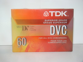 TDK - SUPERIOR GRADE - DVC 60min Video Cassette (New) for Mini DV Camcor... - £9.37 GBP