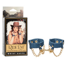 Ride &#39;Em Premium Denim Collection Wrist Cuffs - $31.13