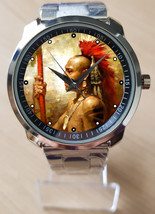 Native American Red Indian Apache Art  Unique Wrist Watch Sporty - £27.97 GBP