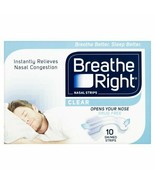 Breathe Right Nasal Strips Clear Small-Medium x 10 Strips - $17.25 CAD