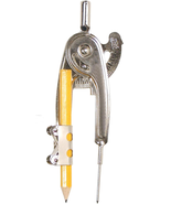 Westcott Metal Ball Bearing Compass with Pencil, Nickel Plated (12201) - $15.06