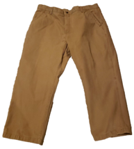 Vintage L.L. Bean Brown Canvas Duck Jeans Mens Sz 44x29 - £13.18 GBP