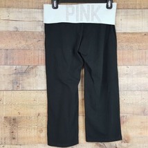 Pink Victoria&#39;s Secret Yoga Pants Womens Size S Black I8 - £6.97 GBP