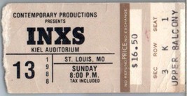 INXS Ticket Stub March 13 1988 St. Louis Missouri - $24.74