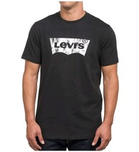 Levi&#39;s Men&#39;s Shirt XXL Crew Neck Short Sleeve Graphic Tee T Shirt Black XXL - £10.48 GBP