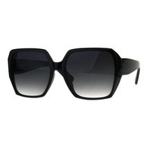 Womens Designer Style Sunglasses Oversized Square Retro Chic Fashion UV 400 - £10.24 GBP