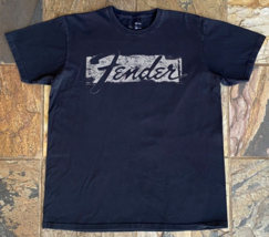 Fender Guitars  T-Shirt - Black - Mens L - Music Tee - $14.03