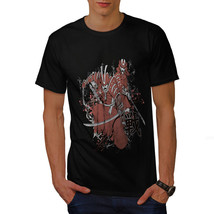 Wellcoda Warrior Fantasy Katana Mens T-shirt, Crazy Graphic Design Print... - $18.61+