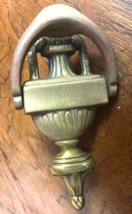 Mid Century Heavy Traditional Bronze Schwan Monogram Door Knocker - £53.40 GBP