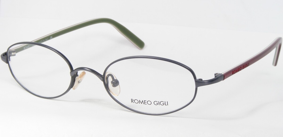 Romeo Gigli RG154 504 Azul Piedra Gafas Marco 154 48-19-135mm Italia - $58.41