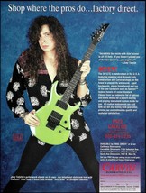 Joey Tafolla 1992 Carvin DC-127C electric guitar ad 8 x 11 advertisement print - £2.99 GBP