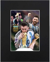 Lionel Messi Argentina Soccer Legend World Cup Champion 2022 Portrait Art Print - £28.70 GBP