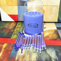 Conair Jelly Rollers Hot Sticks Heated Curlers Thermal Model JR2 Glitter Purple - $28.99