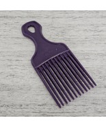 VINTAGE STYLEX HAIR PICK LIFT TEASE COMB PURPLE 7&quot; - $9.45 CAD