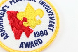 Vintage 1980 Arrowmans Personal Involvement Boy Scouts America BSA Camp ... - £9.32 GBP