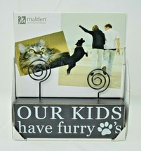 Malden International Our Kids Have Furry Paws Photo and Memo Holder - $15.67