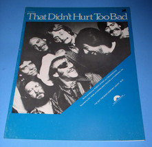 Dr. Hook Sheet Music Vintage 1981 That Didn&#39;t Hurt Too Bad - £19.65 GBP
