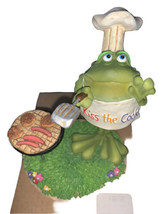 Russ Berrie &amp; Co. Toadily Yours Kiss The Cook Frog Bobbler - £14.11 GBP
