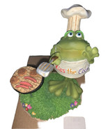 Russ Berrie &amp; Co. Toadily Yours Kiss The Cook Frog Bobbler - £13.86 GBP