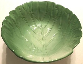 2007 Encore Promotions Green Lettuce Salad Produce Ceramic Serving Bowl ... - £28.01 GBP