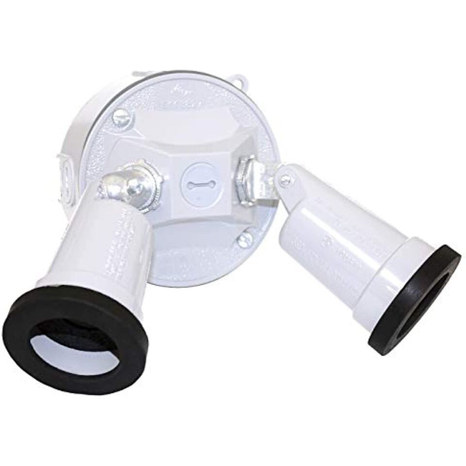 Sigma Electric, White 16795WH Round Floodlight Kit - $32.92
