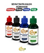 4 Colors - Whiteboard Pen Ink 100 ml Black-blue-red-green - $32.90