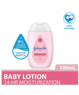 4 x 100ml Johnson&#39;s Baby Lotion Moisturizes &amp; Protects Baby&#39;s Skin EXPRE... - $1,138.07 MXN