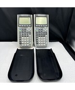 Lot of 2 Texas Instruments TI-84 Plus Graphing Calculator Grey with Cove... - $123.48 CAD