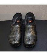Dansko XP Professional Black Snake Skin Pattern Comfort Clogs Women&#39;s Sz... - $32.57