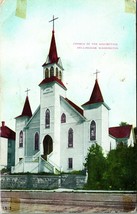 Church of the Assumption Bellingham Washington WA 1916 Vtg Postcard  - £7.65 GBP
