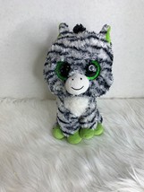 Ty Beanie Boos 9 in Medium ZigZag Zebra Plush Stuffed Animal Toy - $14.84