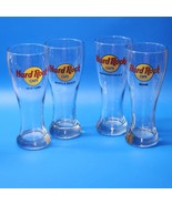 Hard Rock Cafe Pilsner Glasses - EAST COAST TOUR - Set Of 4 - All Different - $21.76