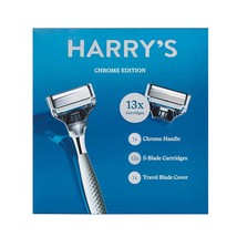 Harry&#39;s Razor Refills Company Blades Shave Shaving Razors 13 Replacements Men&#39;s - £33.62 GBP