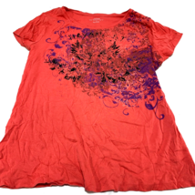 Daisy Fuentes Shirt Size 1X My Favorite T Coral - £9.35 GBP