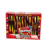 NEW SKITTLES 12 CANDY CANES 5 FLAVORE IN 1 5.3 OZ (150g) BOX CHRISTMAS H... - $164.54 MXN