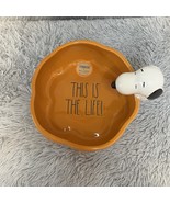 Rae Dunn x Peanuts Halloween Dog Bowl/Candy Bowl - $526.31 MXN