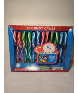 Jolly Rancher Assorted Candy Canes - Box of 12 FULL SIZE/IND WRAPPED - $112.88 MXN