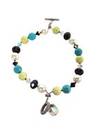 Vintage Colorful Multicolor Faceted Beaded Boho Bracelet Womens Costume ... - $308.77 MXN
