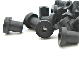 Rubber Step Bushings 3/8&quot; Hole Size X 1/4&quot; ID x 3/4&quot; OD for Wiring Cable Cord - £10.03 GBP+