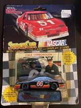 Racing Champions Stock Car #66 Cale Yarborough collector&#39;s card and car stand - $2.99