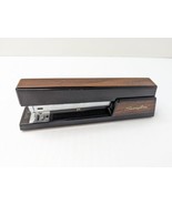 Vintage Retro Swingline 767 Brown Wood Grain Stapler Made in NY USA - £7.80 GBP