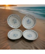 Abalone China White Sky Blue Flower Fruit Bowls Sauce Bowls Berry MCM 45... - $9.49