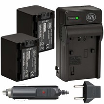 BM 2 NP-FV70 Batteries and Charger Kit for Sony FDR-AX53 FDR-AX700 HDR-CX455/B H - £41.82 GBP