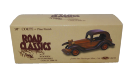 Heritage Mint Ltd. Road Classics Wooden Automobile Collectible 10" Coupe... - $19.99